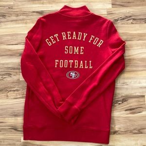 Victoria secret NFL SF NINERS small red warm pullover